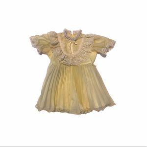 Vintage ruffle twirly dress